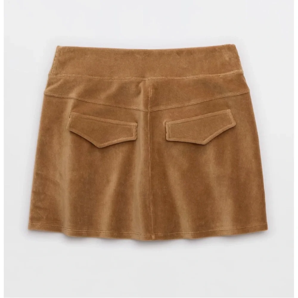 NWT OFFLINE By Aerie Corduroy Mini Skirt Brown Skirt XL - Picture 4 of 5